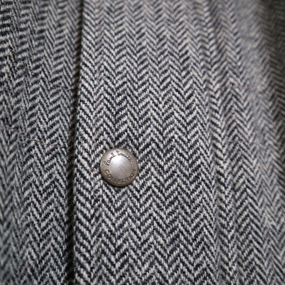 Paul Smith Herringbone Tweed Mods Coat Size M