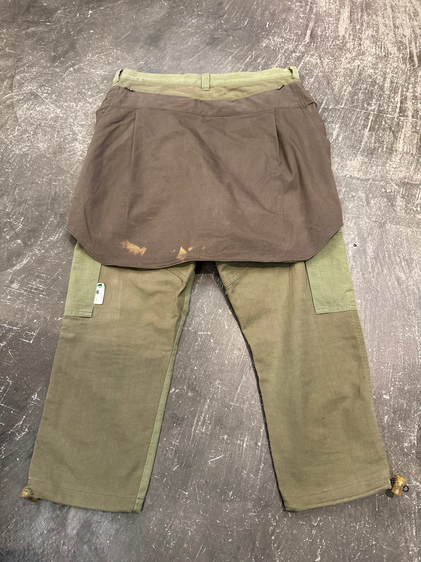 undercover 01SS Khaki Cotton Pants Size M