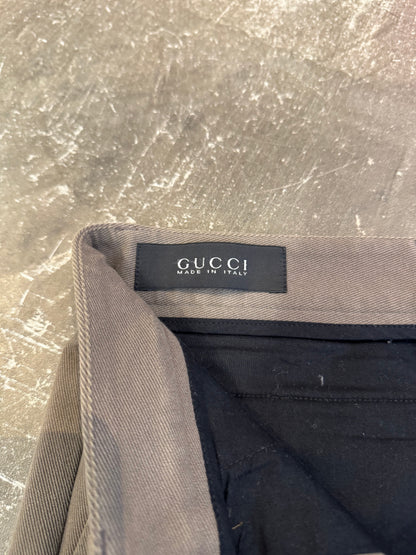 Gucci Brown Cotton Pants Size 46