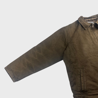 Eddie Bauer 00s Zip Up Cotton Blouson Size 2XL