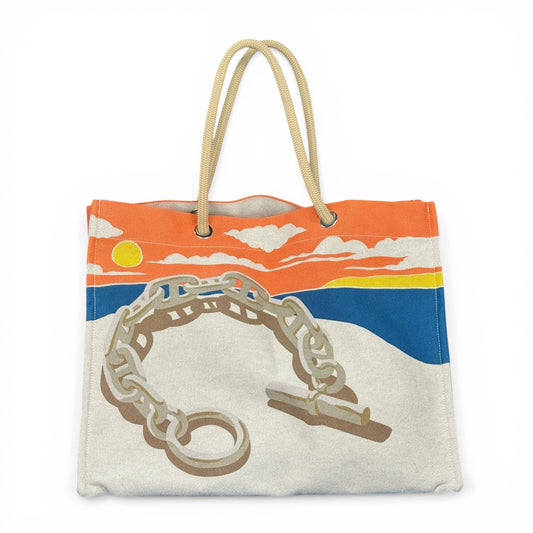 HERMES Escale a la Plage Chaine d'Ancre Beach Size ONE SIZE