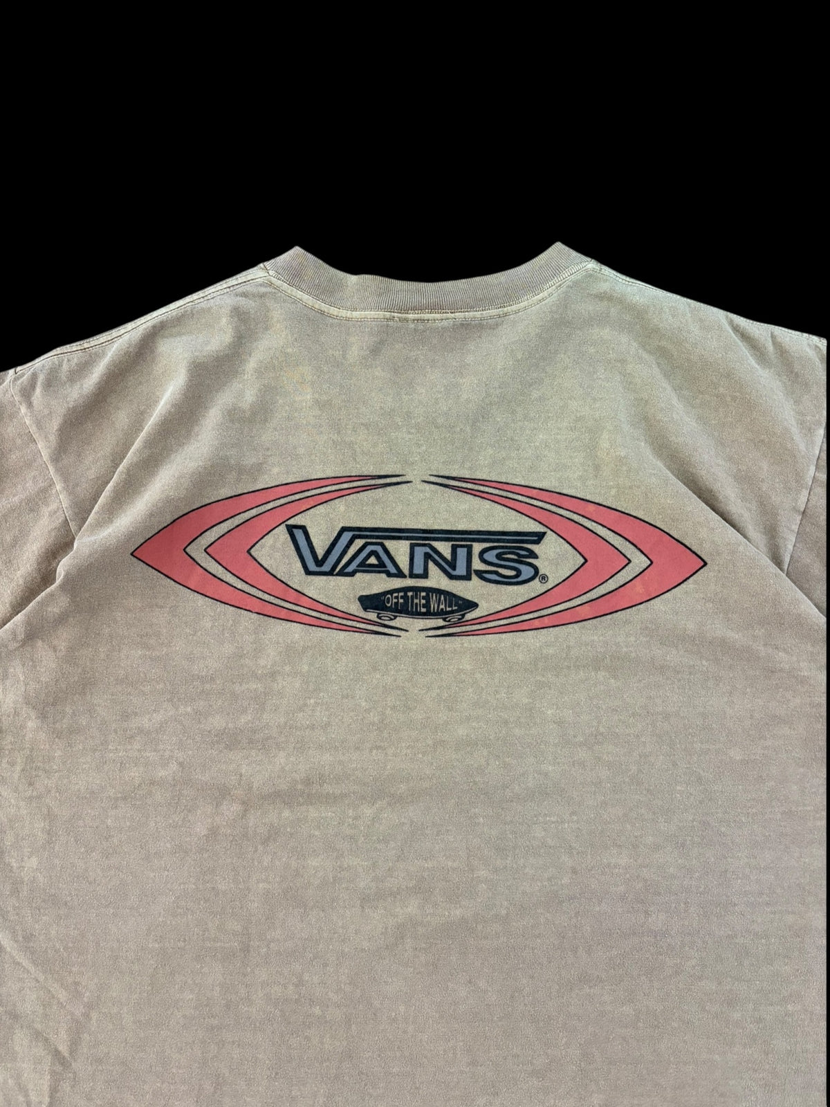 VANS 90s Oval Logo Made In USA Pigment Dyed Good Fade Jeans Size L
