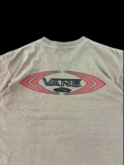 VANS 90s Oval Logo Made In USA Pigment Dyed Good Fade Jeans Size L