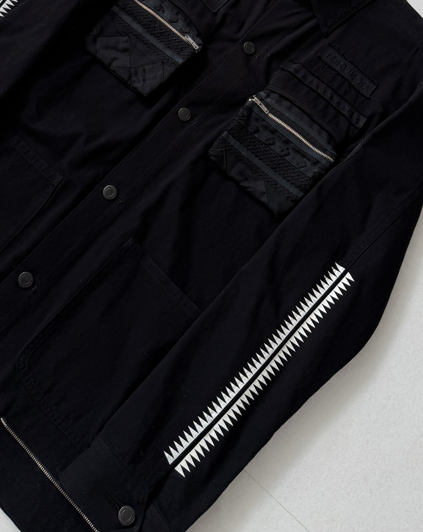 Undercover Black Gimmick Cotton Shirt Size 3