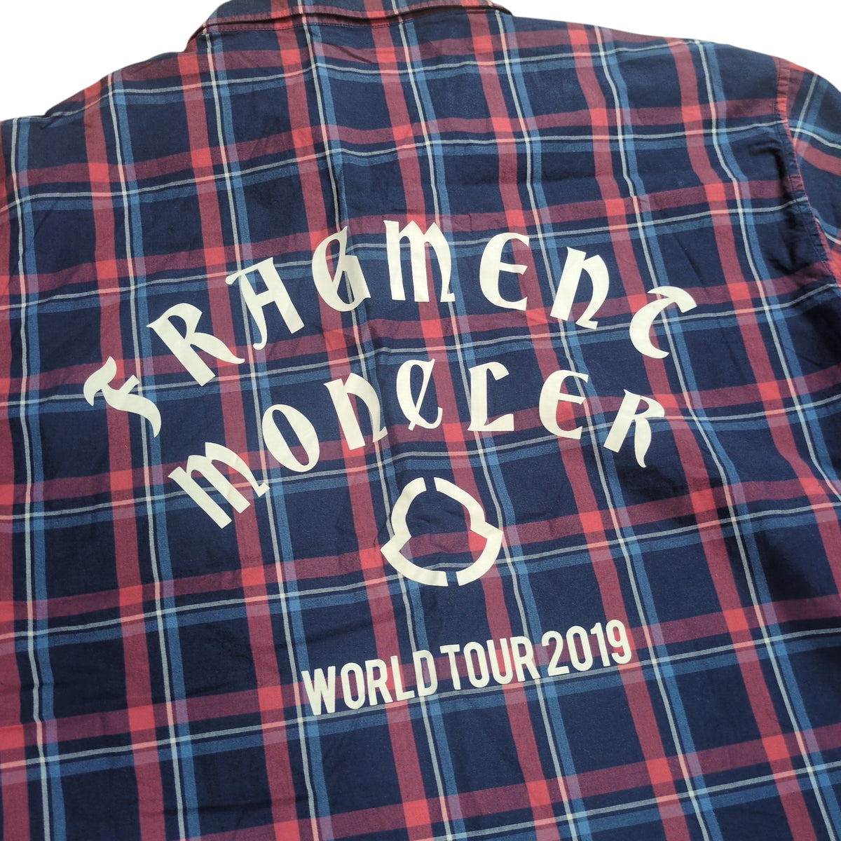FRAGMENT DESIGN×MONCLER World Tour Check Shirt Size 4