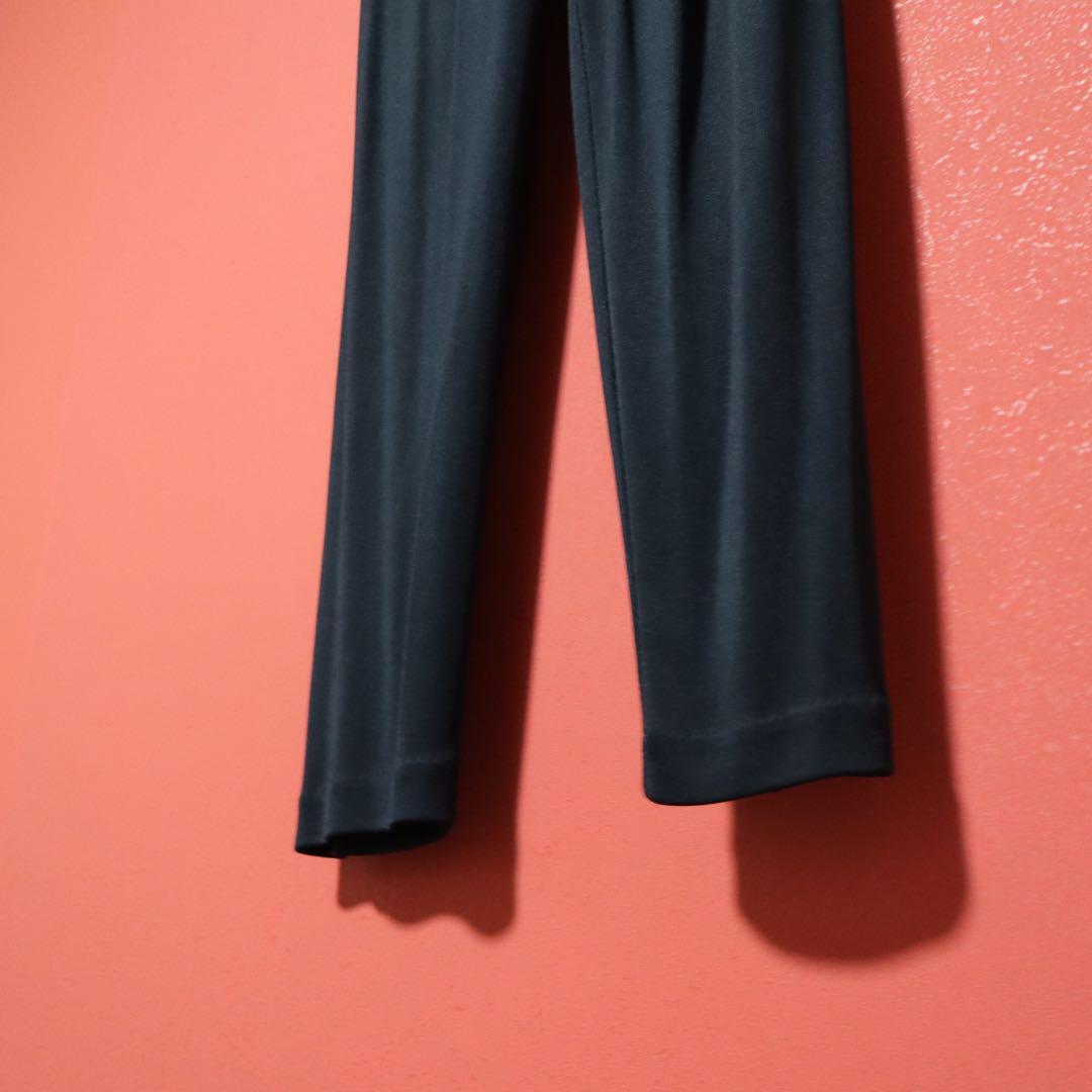 Issey Miyake 90s Rayon Lustrous Draped Pants Blue Size M