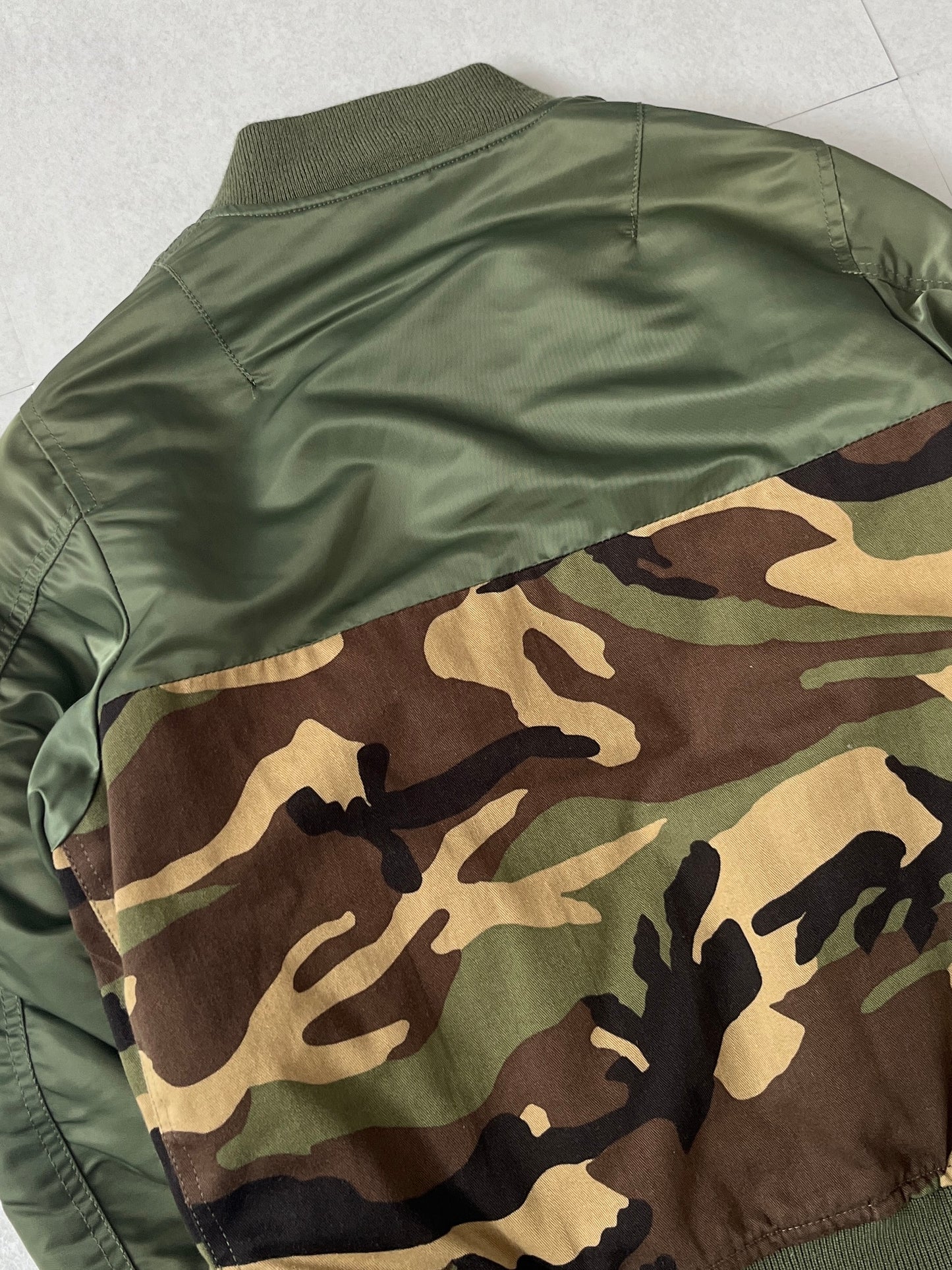 Swagger Multi Camo Nylon Jacket Size M