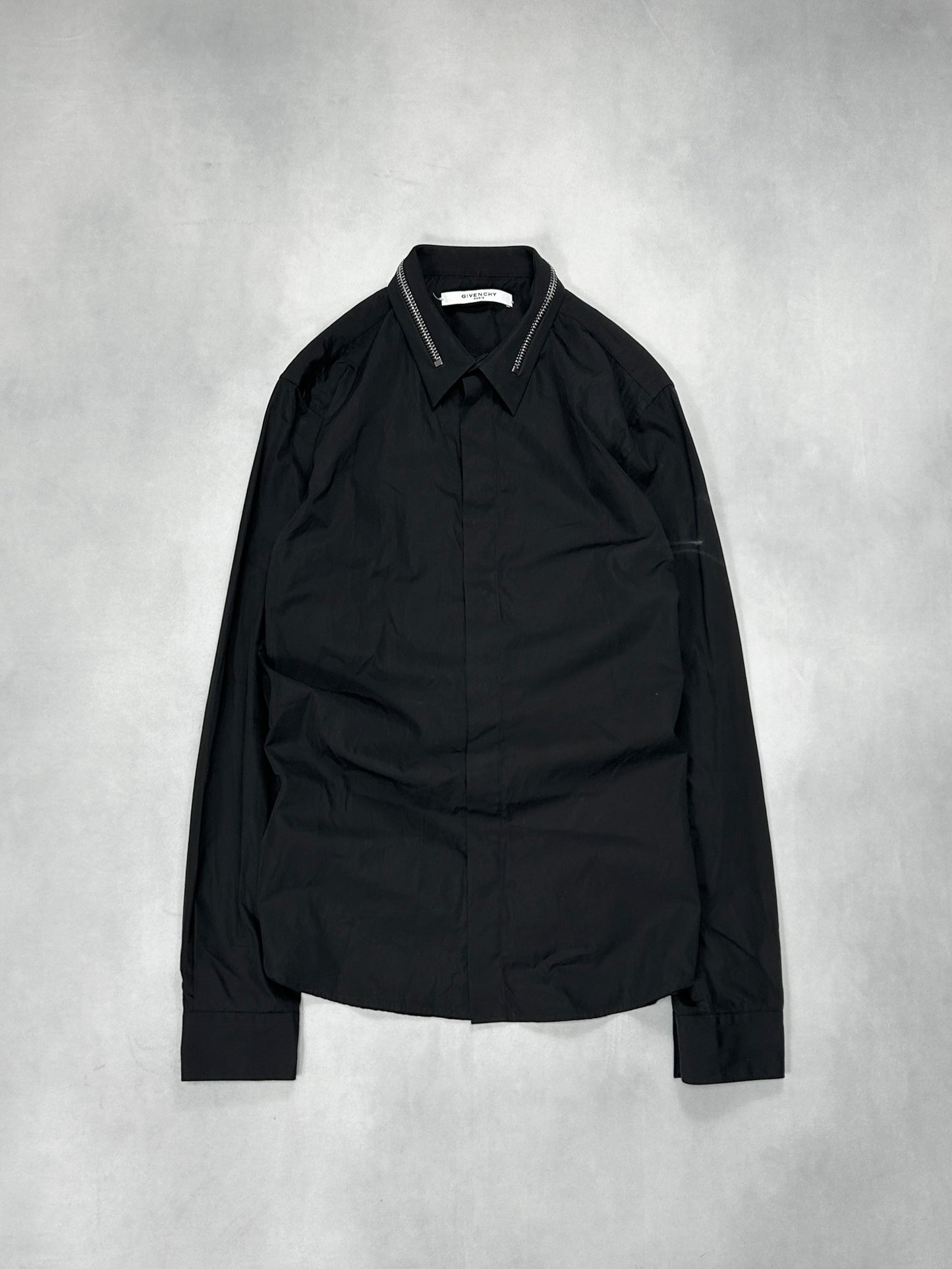 Givenchy Zip Collar Dress Shirt (FW16) Size 40