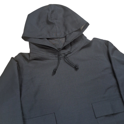 Y's Summer Wool Gabardine Smock Hoodie
