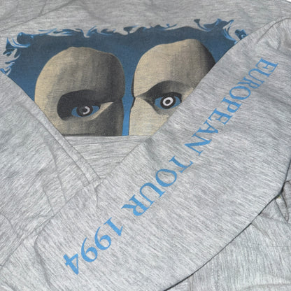PINK FLOYD 90s Vintage THE DIVISION BELL Hooded Long Sleeve Size XL