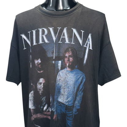 NIRVANA 90s "Flipper" Double Sided Vintage T-Shirt Size XL