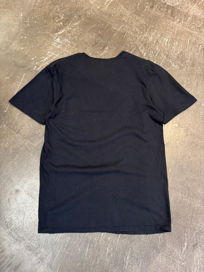 Vintage Black Cotton T-Shirt Size M