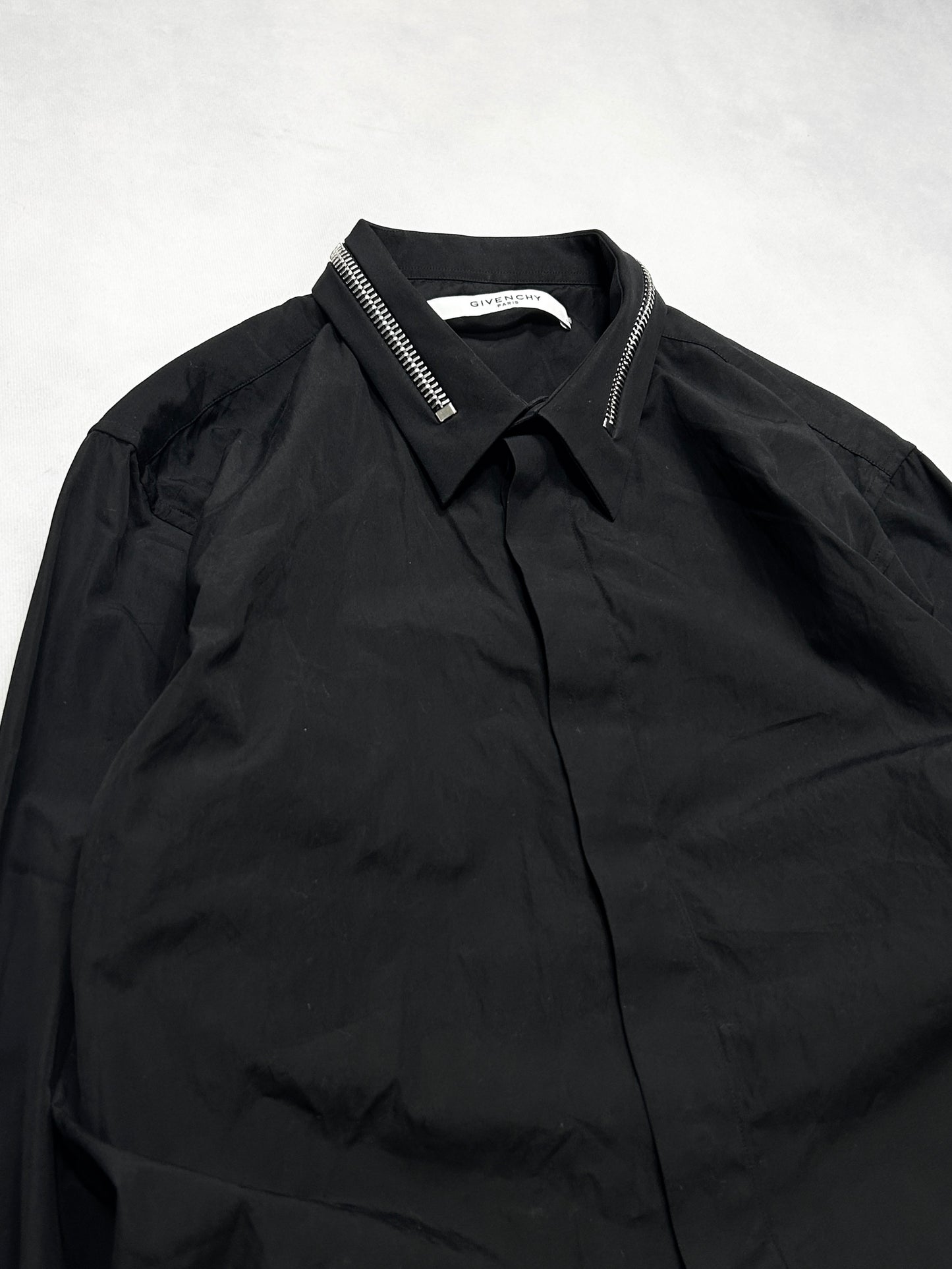 Givenchy Zip Collar Dress Shirt (FW16) Size 40