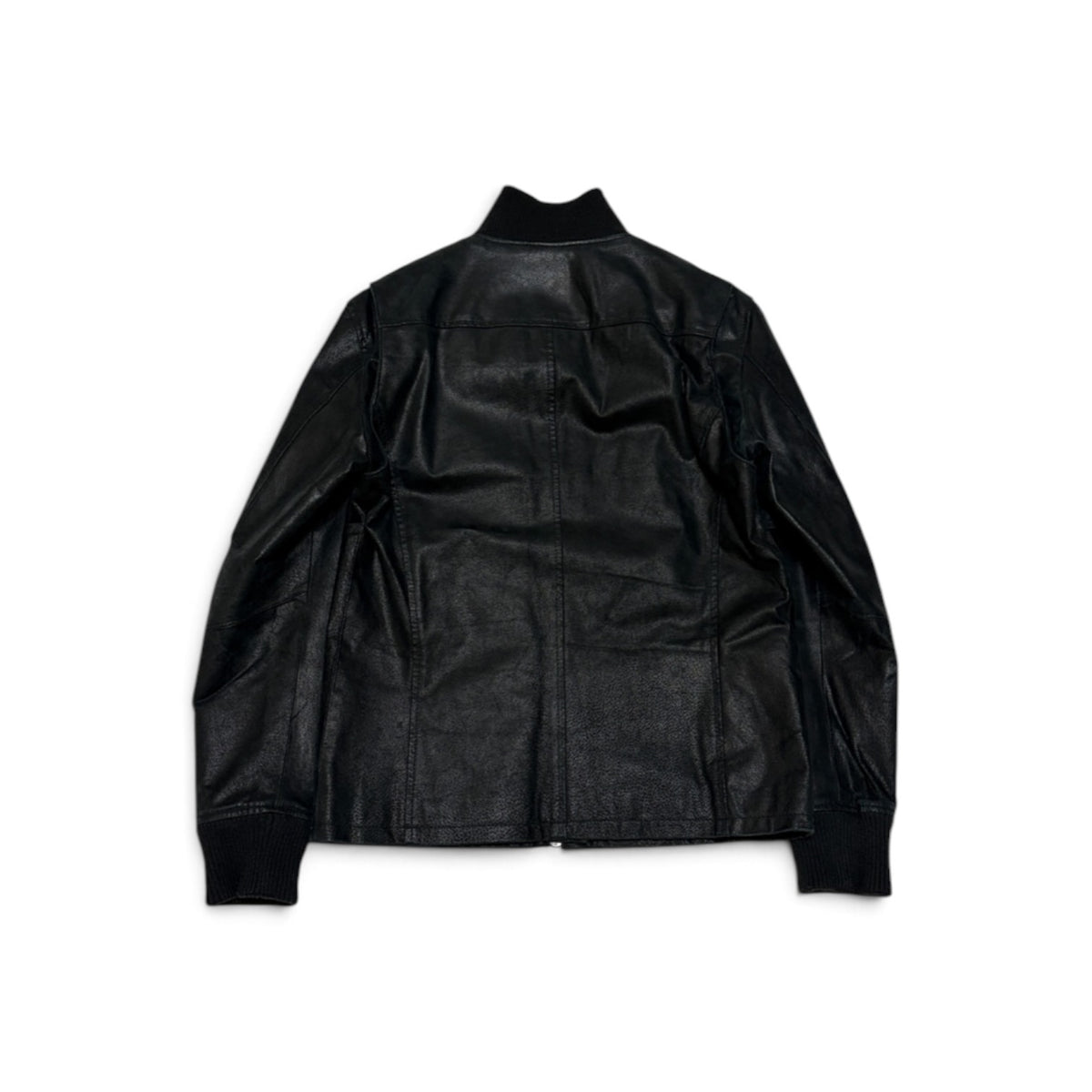 Vintage Black G.G.D Pig Leather Shirt Size 2