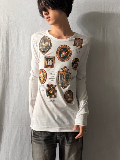 JHONNY WOLF Antique Frame Long Sleeve Cotton Size 2