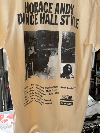 Supreme SUPIUREME Wackies Horace T-Shirt Beige Size M