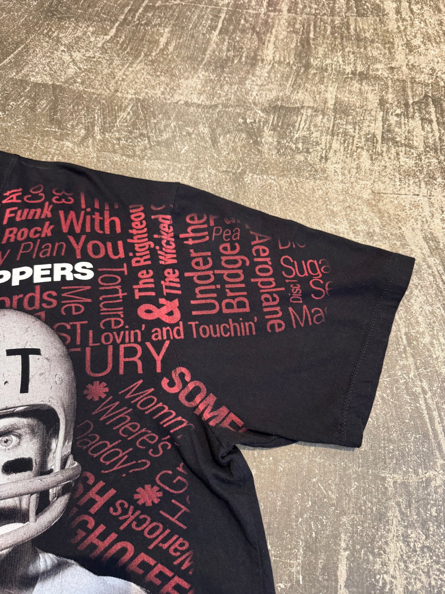 Vintage RED HOT CHILI PEPPERS Bootleg T-Shirt Black Size XXL