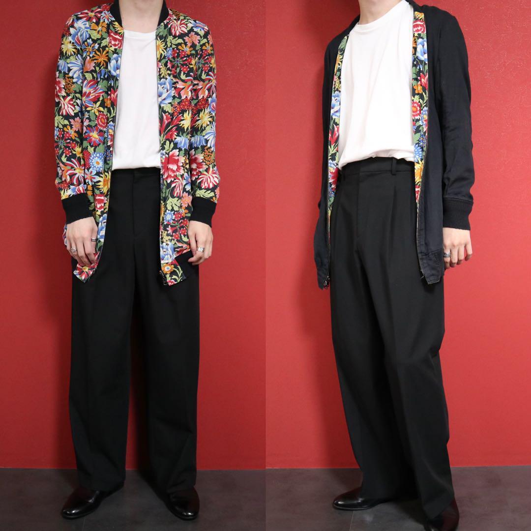 Yohji Yamamoto Y's Floral Reversible Zip Jacket Size 2