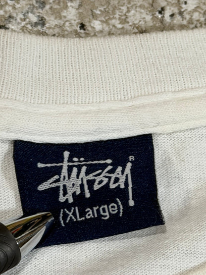 STUSSY Rootz Rockin' Rydimz White