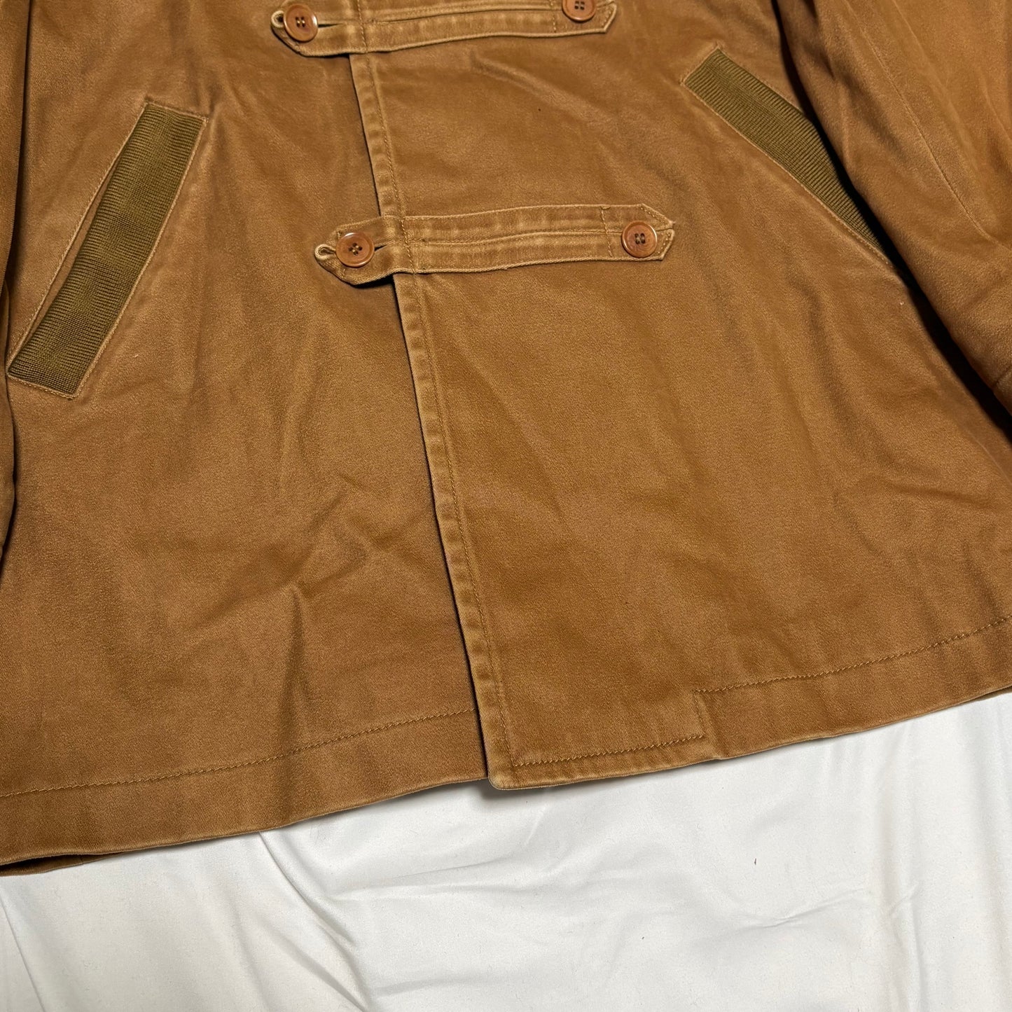 KATHARINE HAMNETT LONDON 90s Cotton Half Coat Size M