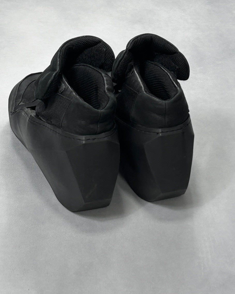 Julius Polygon Platform Goatskin Boots (S/S2015) Size 13