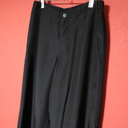 HaaT 00s Cupro Luster Wide Straight Pants Black Size 3