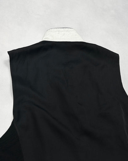 MIHARA YASUHIRO Typography Layered Vest (S/S2012) Size 46