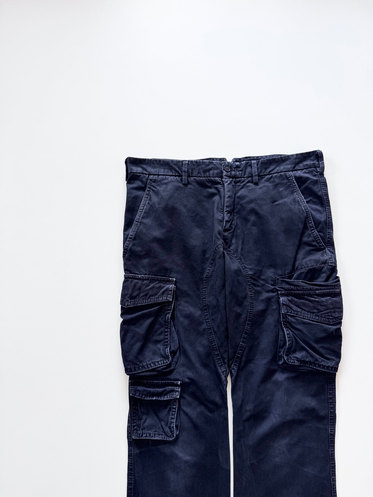Neil Barrett 2000s Blue Casual Pants