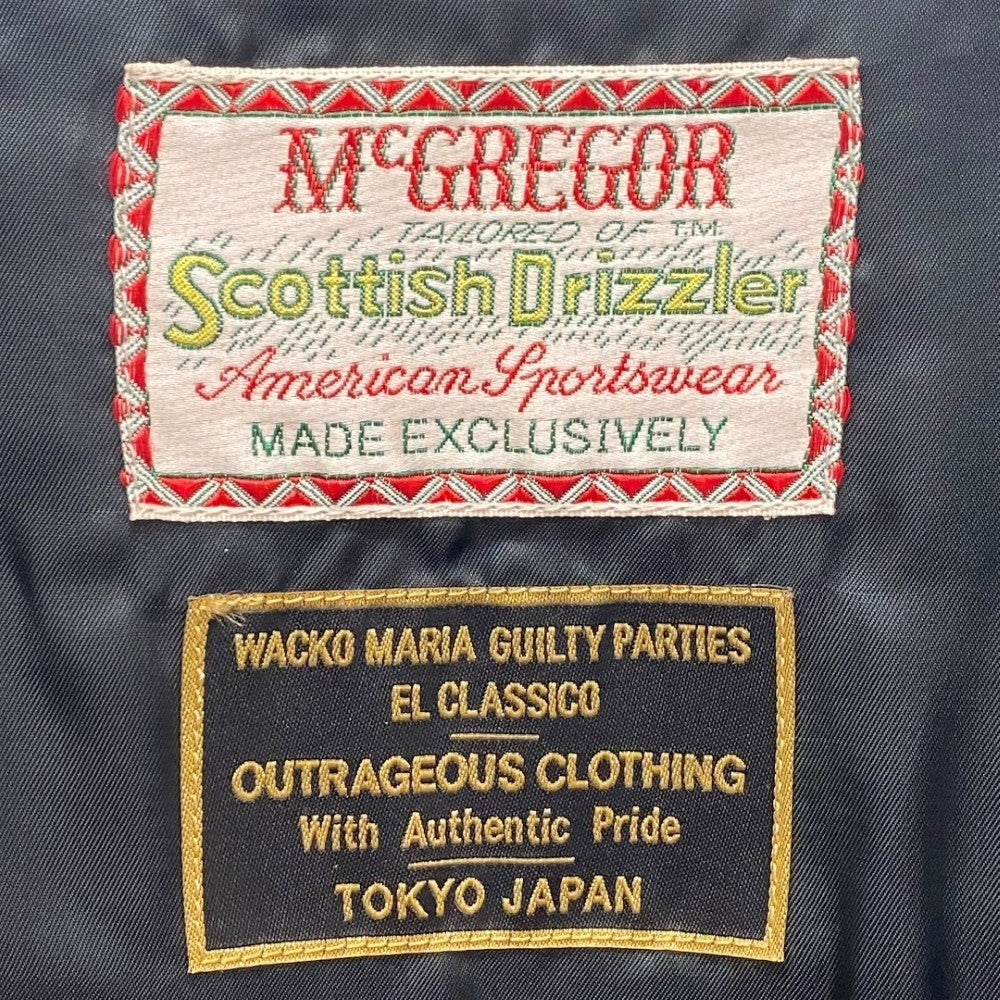 WACKO MARIA x MCGREGOR Velvet Drizzler Jacket Red Size S
