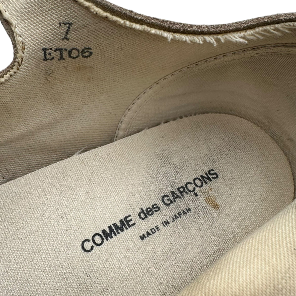 COMME des GARCONS Suede Mary Jane Flat Sneakers Size 7