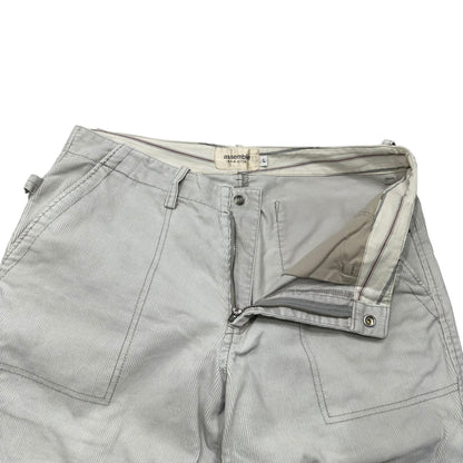 AFFA Corduroy Bondage Pants Light Gray Size L