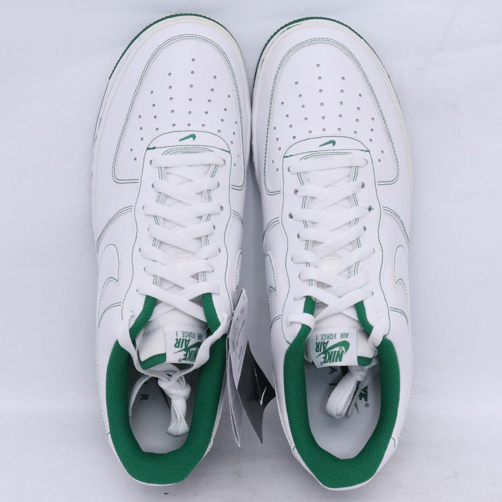 NIKE Air Force 1 Low White/Green Sneakers Size 30cm