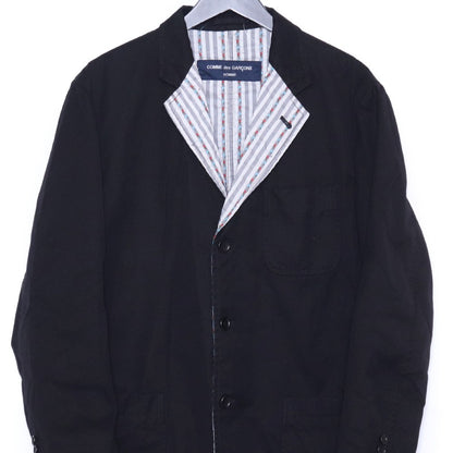 COMME des GARCONS HOMME Floral Stripe Jacket Black Size M