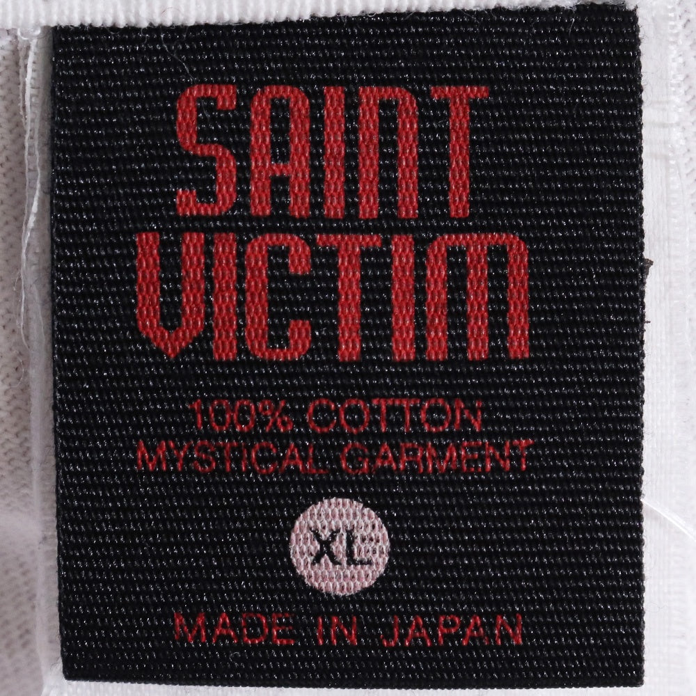 Saint Michael FD-SS TEE / BIKE T-Shirt White Size XL