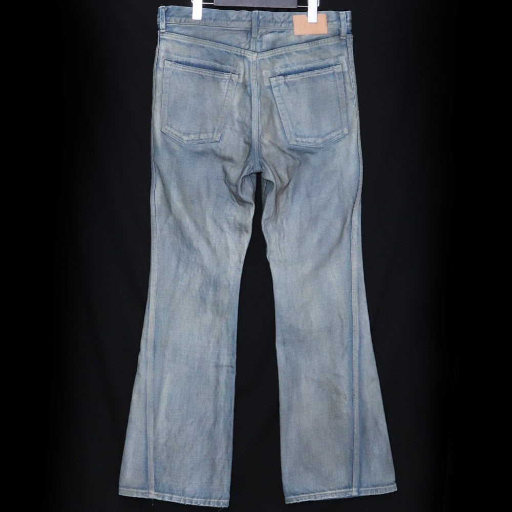 Denim Flare Boro 25SS Triple Seams 6P Denim Blue Size 2