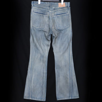 Denim Flare Boro 25SS Triple Seams 6P Denim Blue Size 2