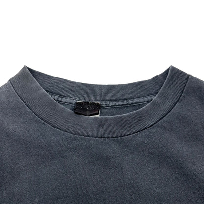 STUSSY 80's Vintage Circle Rasta Logo T-Shirt Black