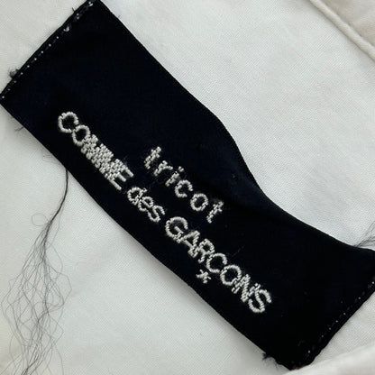 COMME des GARCONS 91SS S/S Buttonless Shirt White Size FREE