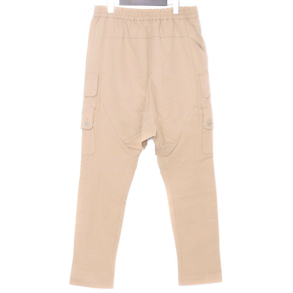 DEVOA 22AW Cotton Linen Cargo Pants Light Beige Size 2