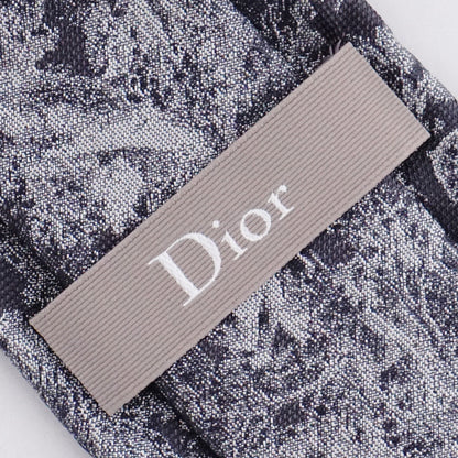 DIOR Toile de Jouy Sauvage Tie Gray Size F