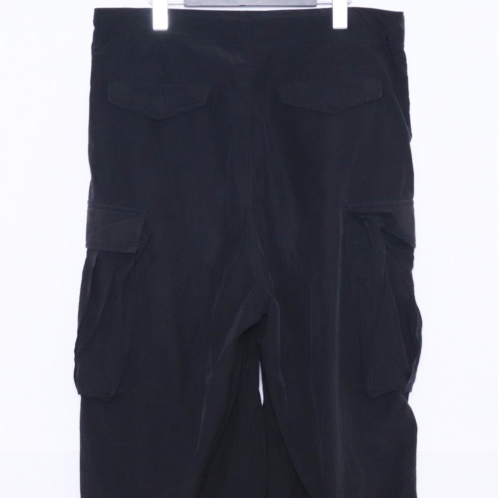 SUS-SOUS 25SS Travelight M-51 Wide Cargo Pants Black Size 5