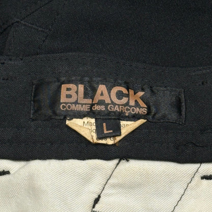 BLACK COMME des GARCONS 17SS Knee-Paneled Pants Black Size L
