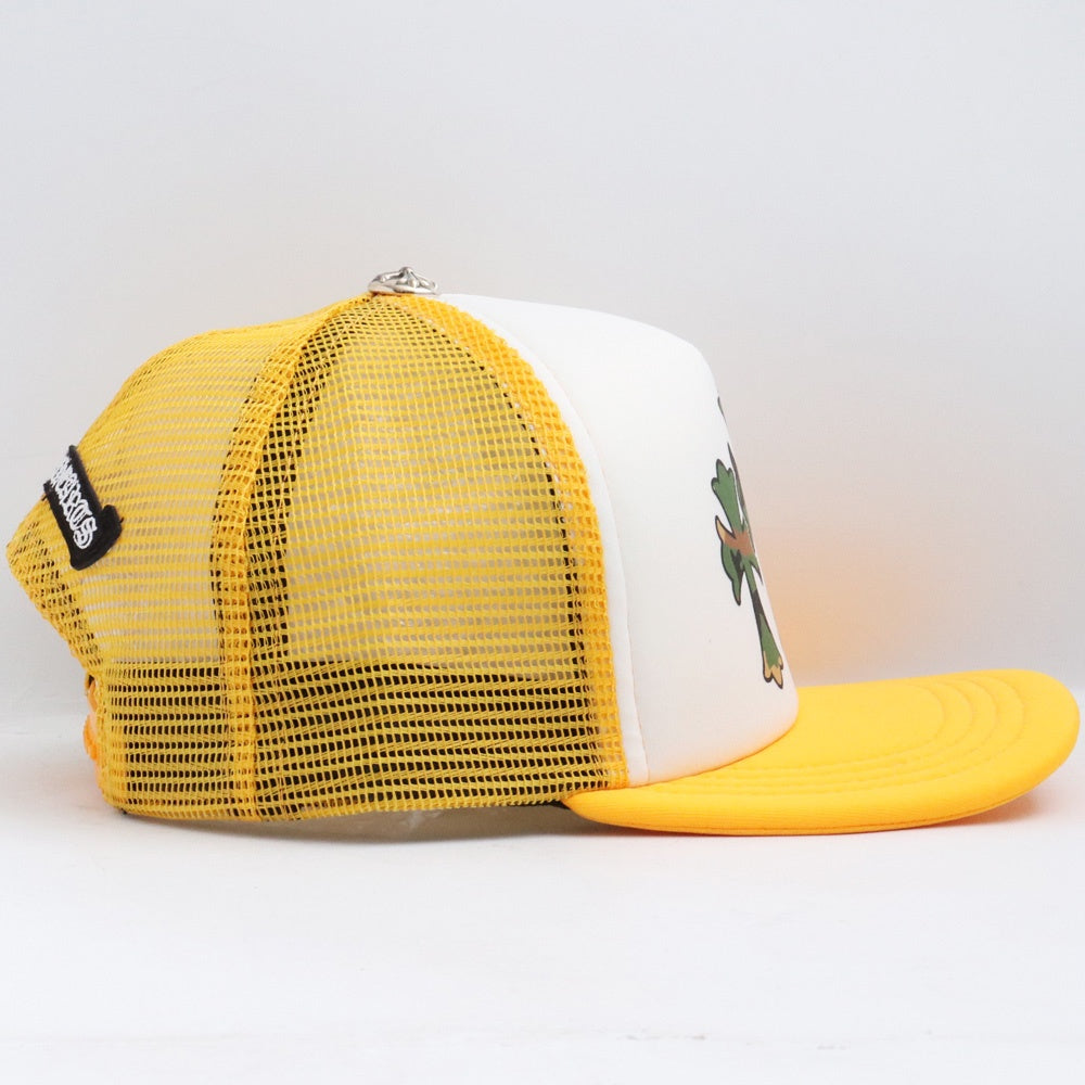 Chrome Hearts 24SS Yellow Camo Cemetery Tracker Cap Size F