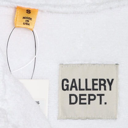 Gallery Dept. White Cotton Pile Mexican Hoodie Size S