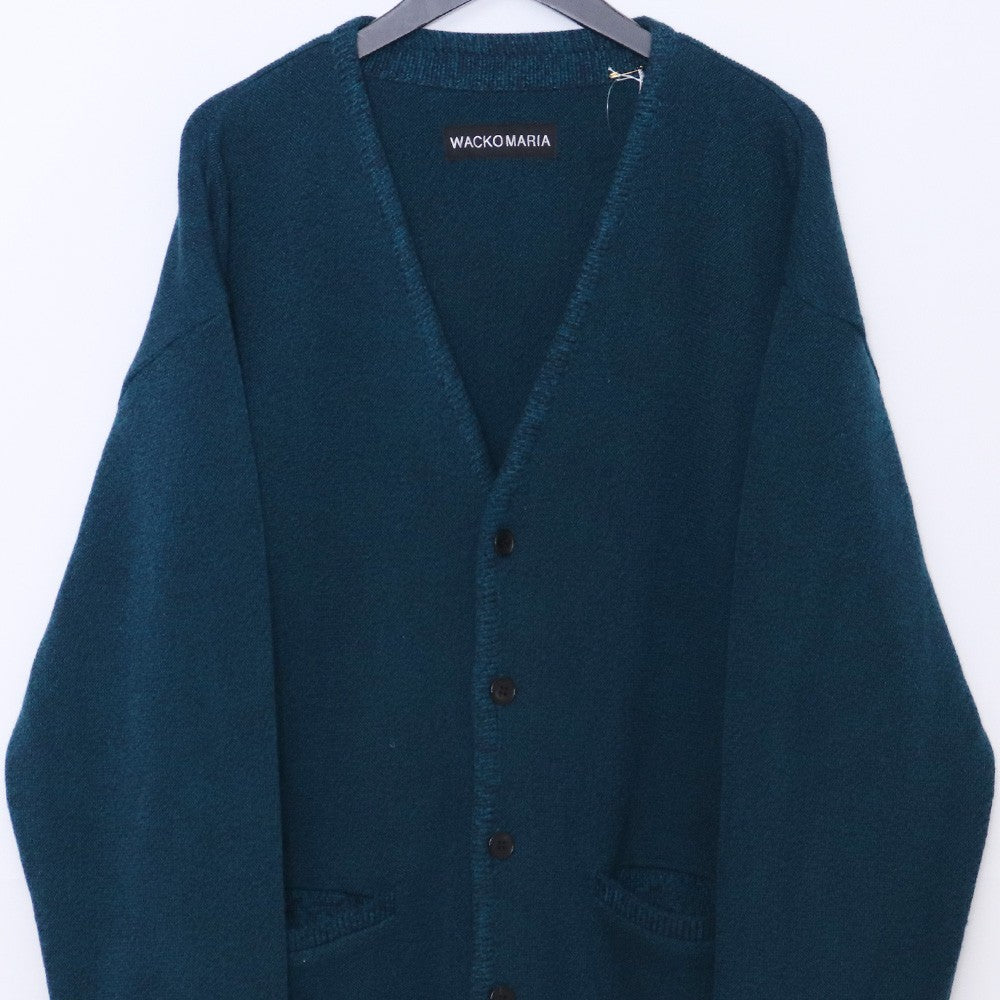 WACKO MARIA 25SS Classic Knit Cardigan Green Size XL