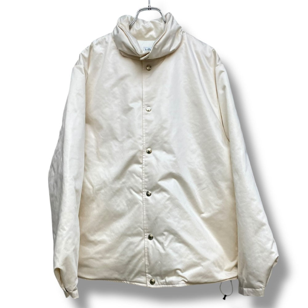South2 West8 22AW Ivory Banded Collar Down Jacket Size M