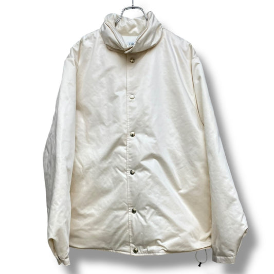 South2 West8 22AW Ivory Banded Collar Down Jacket Size M