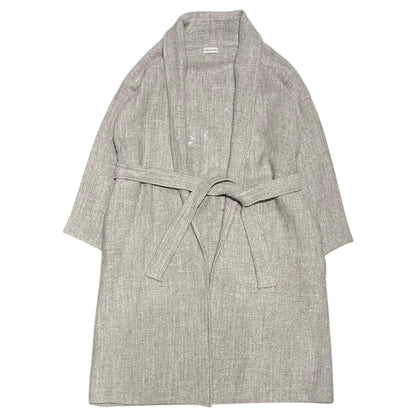 DRIES VAN NOTEN 98AW Viburnum Graphic Gown Coat Size FREE