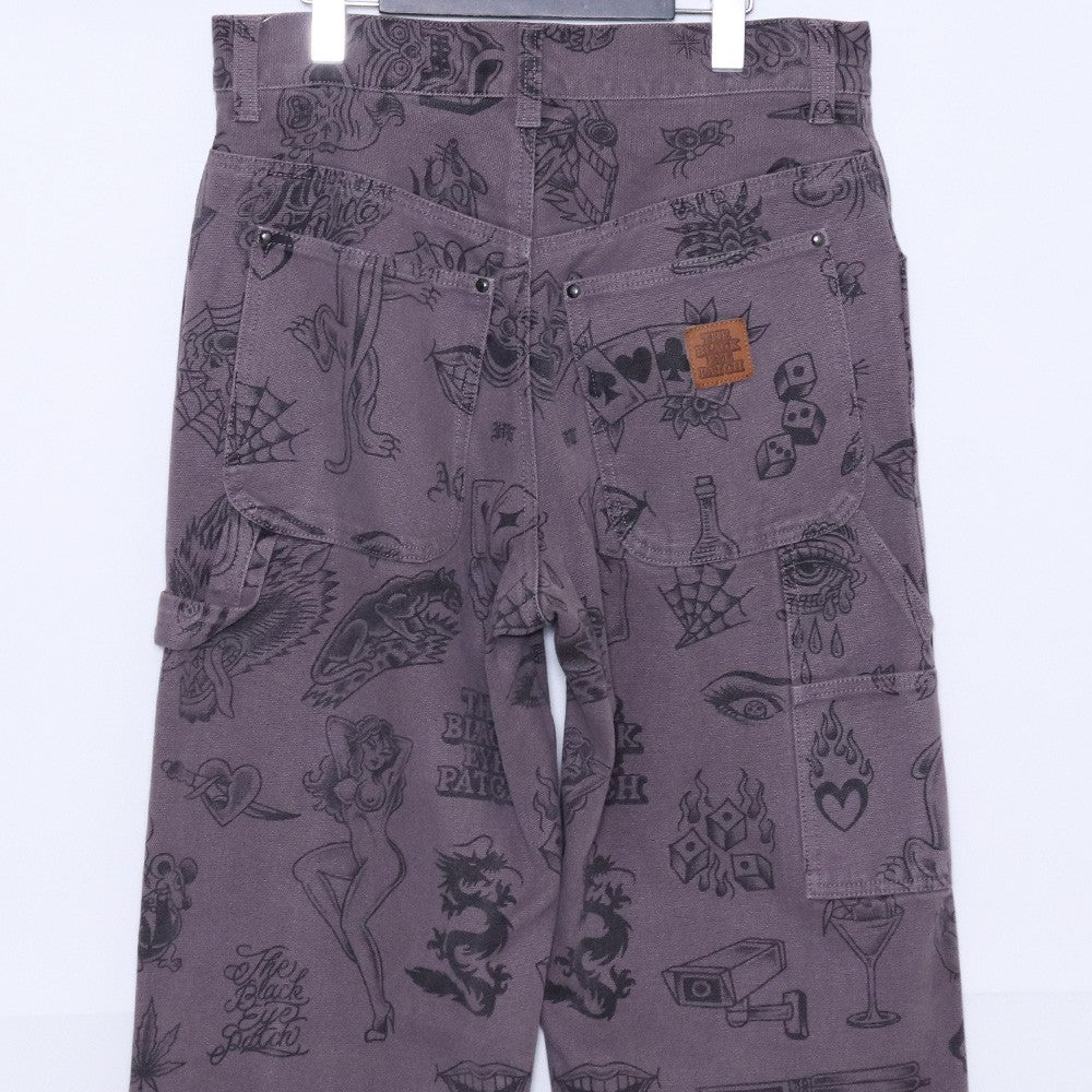 BlackEyePatch UE Tattoo Flash Duck Pants Purple Size M