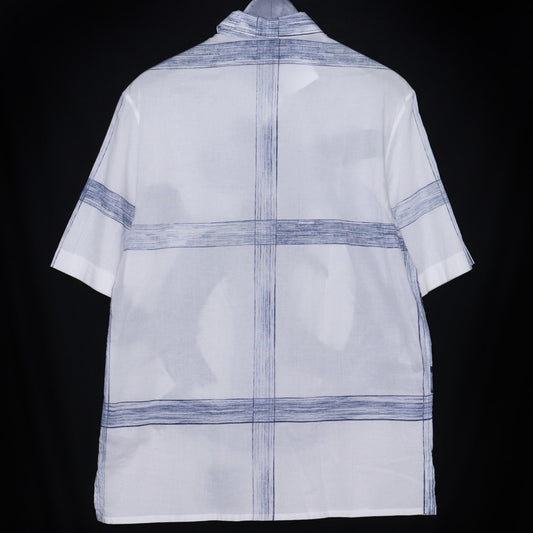 DIOR x Jack Kerouac Graffiti Shirt White/Blue Size 38